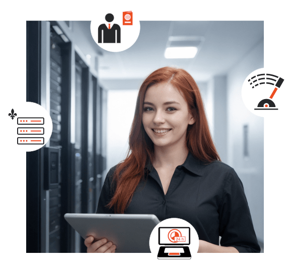 Unmanaged VPS server, female data center